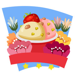 ice cream summer theme