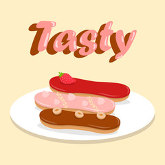 Tasty Brewing cakes Cartoon Social media Banner