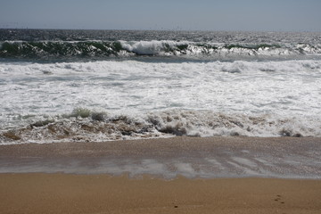 beach and sea