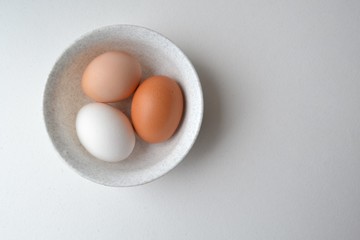 eggs in a plate