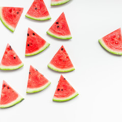 Fresh watermelon slices pattern