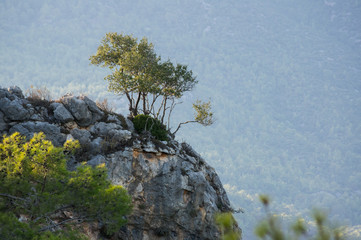 View of mountains in Kemer, Turkey