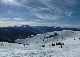 Colorado Mountains from Vail back bowls