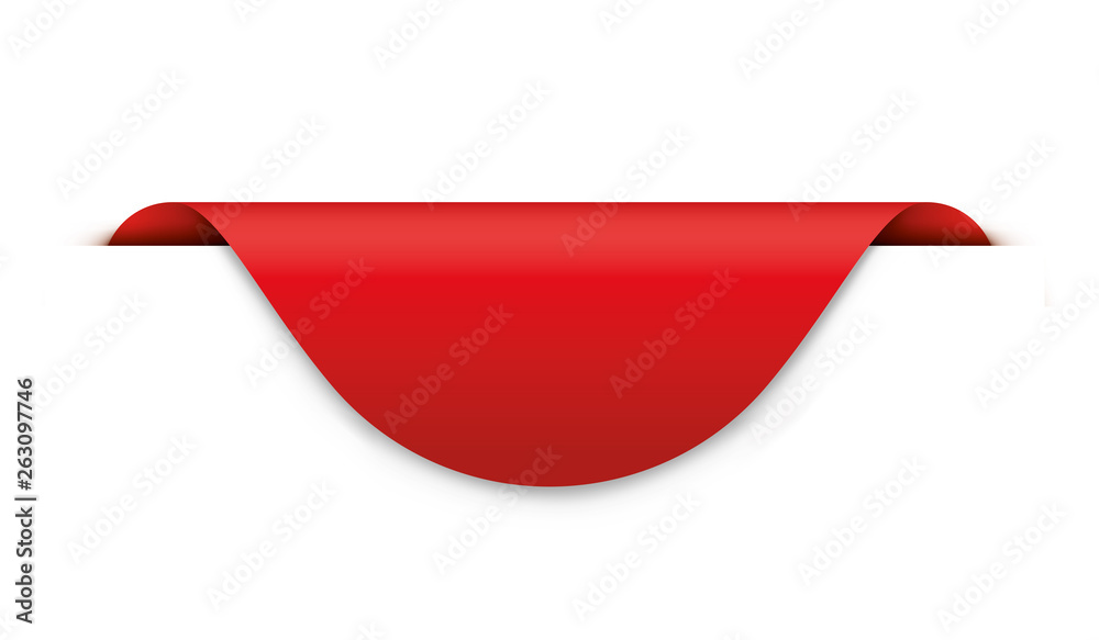 Canvas Prints red label-tag mockup. banner vector