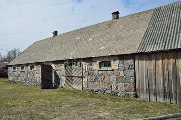 Ancient Stone Stables. Toolse, Estonia.