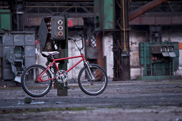 Red Bike Rest in Peace