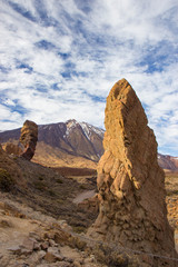 Fototapeta premium Lava formations at Teide Volcano National Park, Tenerife, Spain