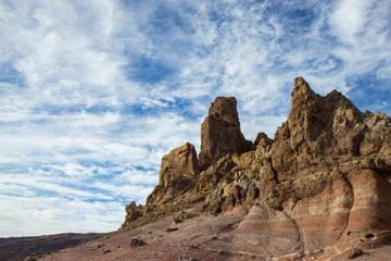 Fototapeta premium Lava formations at Teide Volcano National Park, Tenerife, Spain