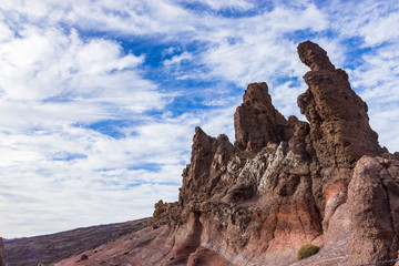 Fototapeta premium Lava formations at Teide Volcano National Park, Tenerife, Spain