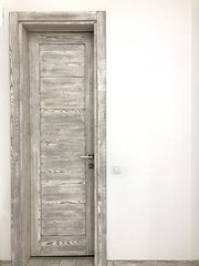 door in white wall