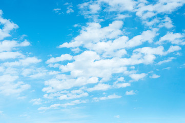 Blue sky background with clouds