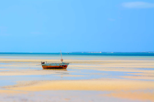 Fishing boats in Vilanculos, Mozambique