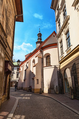 Fototapeta na wymiar Krakow - Poland's historic center, a city with ancient architecture