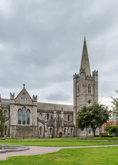 Fototapeta na wymiar St Patrick's Cathedral, Dublin, Ireland