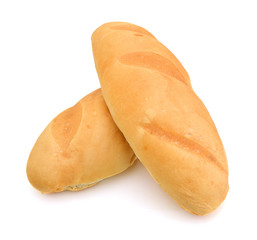 bread on a white background