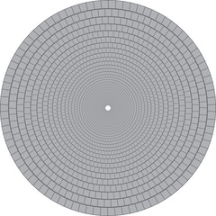 Dotted Halftone Vector Spiral Pattern or Texture