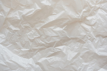 White plastic bag background