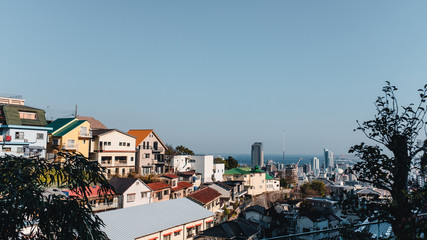View above Kobe on the hike to the Nunobiki Falls