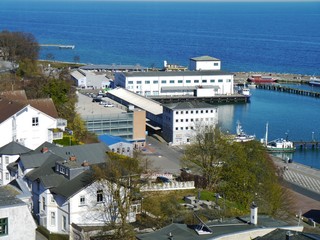 Hafen von Sassnitz von oben
