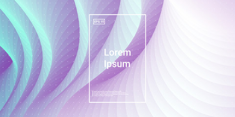 Creative layout flow shapes. Minimal Geometric gradient