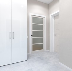 Home interior hallway. 3D-render