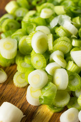 Raw  Organic Chopped Green Onions