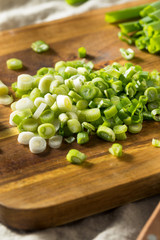 Raw  Organic Chopped Green Onions