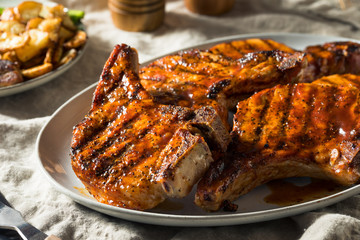 Homemade Barbecue Pork Chops