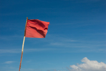 Red Flag in Sky
