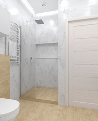 Bathroom. 3D render