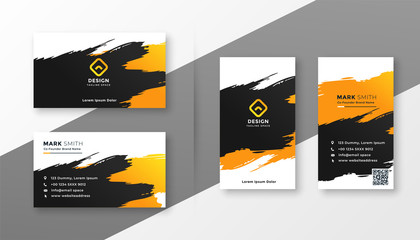 abstract creative business card design