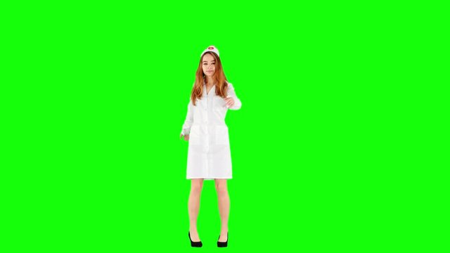 Happy Nurse Green Screen Dance