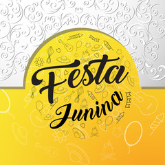 Festa junina background template