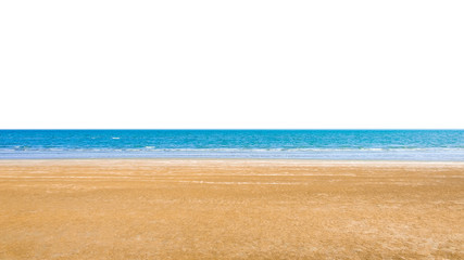 Fototapeta na wymiar Abstract beach background. Yellow sand isolated