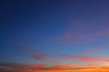 beautiful twilight sky background