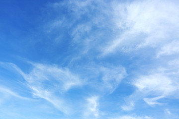 white cloud on blue sky weather background