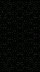 Ornate geometric pattern and abstract multicolored background