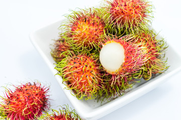 red rambutan fruit