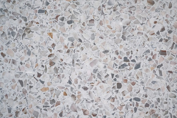 Terrazzo polished stone floor and wall pattern and color surface marble and granite stone, material for decoration background texture.