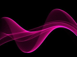 Abstract background, pink waved lines for brochure, website, flyer design