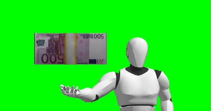 robot with euro stacks artificial intelligence