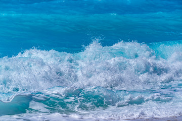 Wild sea in Lefkas