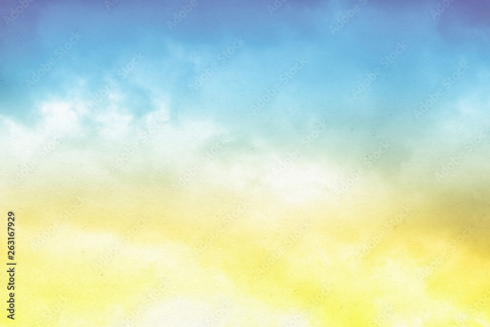 Wall mural paper background with beautiful cloudy sky texture.