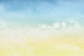 Paper Background with Beautiful Cloudy Sky Texture.