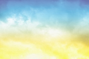 Paper Background with Beautiful Cloudy Sky Texture.