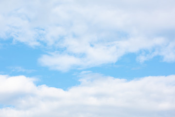 Naklejka na ściany i meble Blue sky with soft cloud background