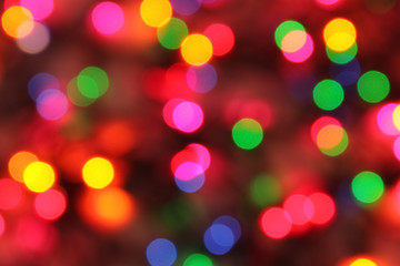 abstract christmas lights background