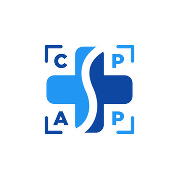 Logo CPAP Healthcare Concept Design