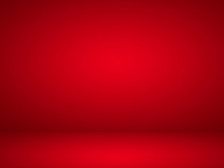 Abstract red background for web design templates, valentine, helloween, christmas, product studio room and business report with smooth gradient color.