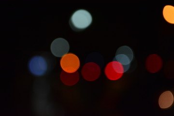 lights on a background of lights